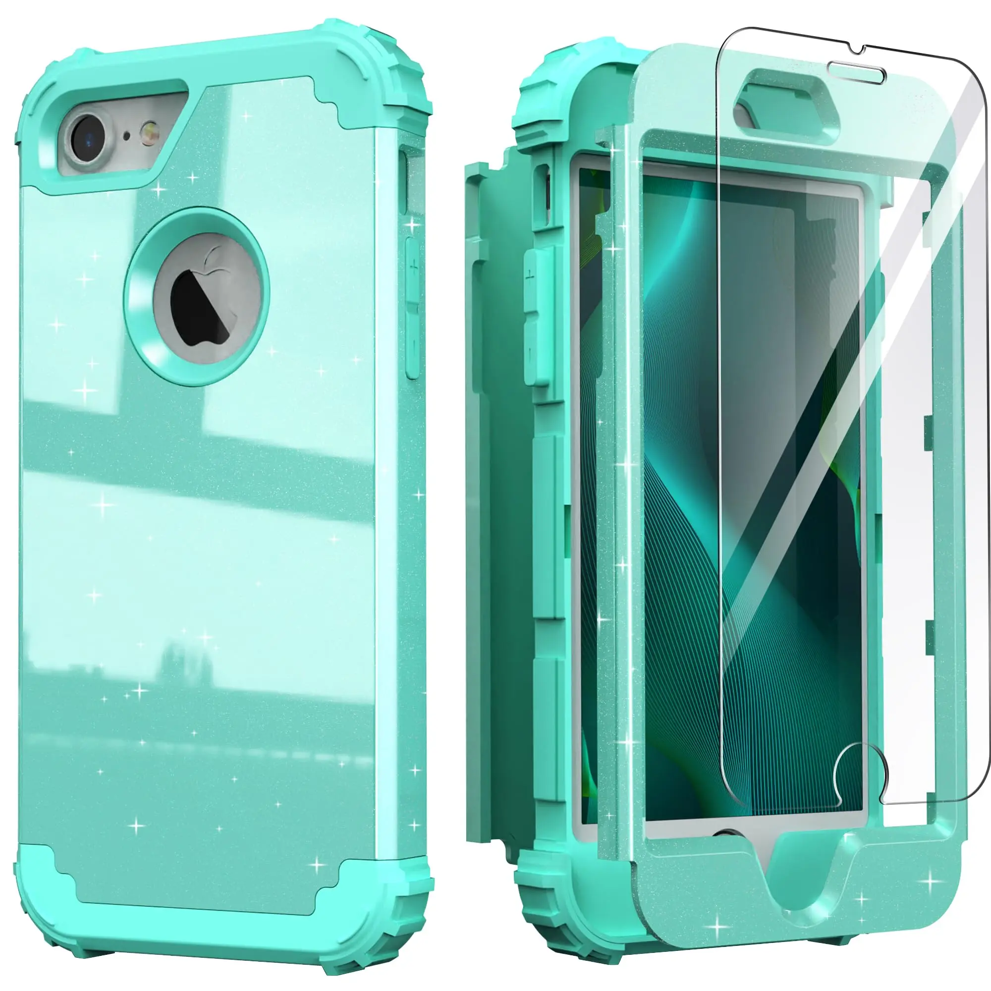 Glitter Cyan