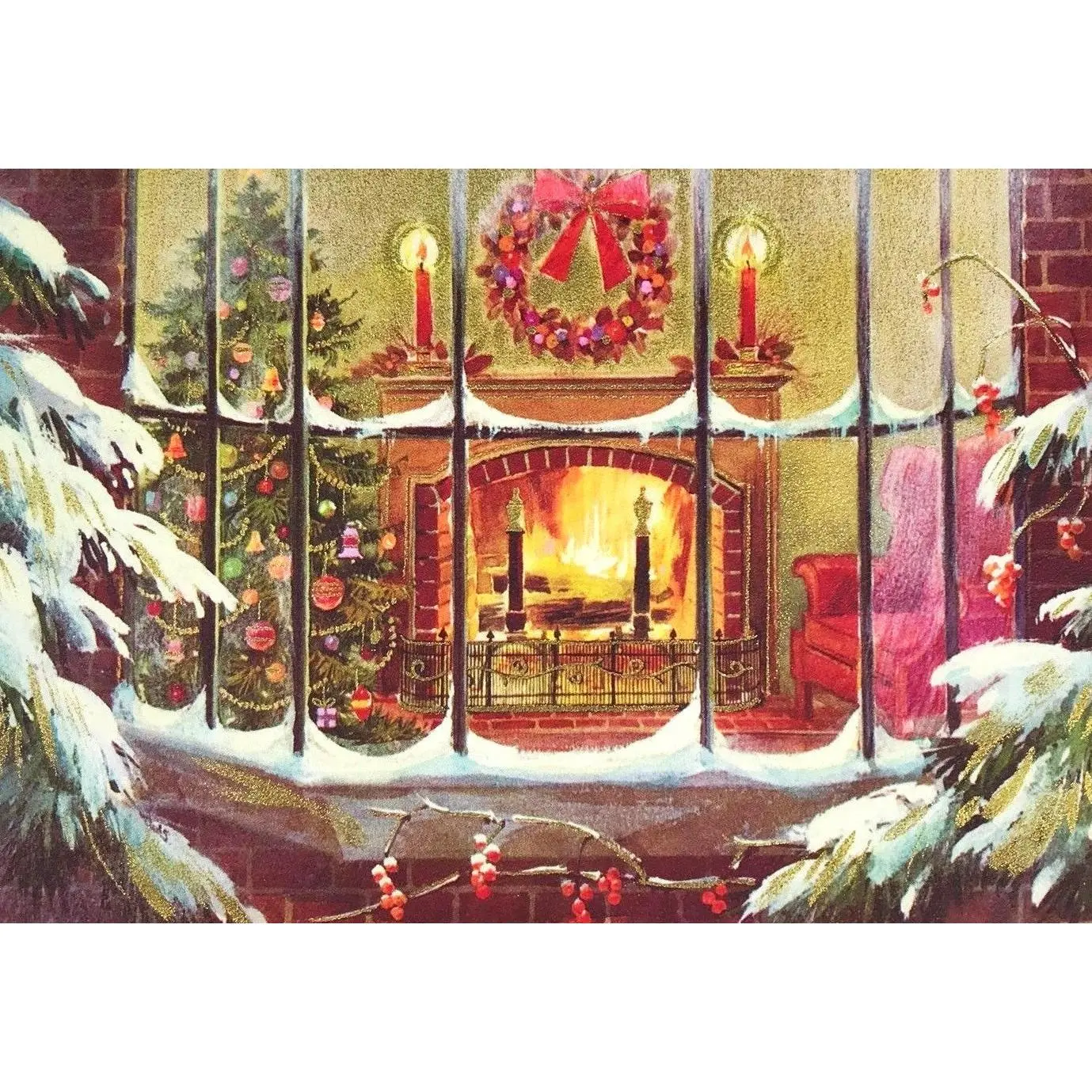 A Cozy Christmas (51 Piece Mini Christmas Wooden Jigsaw Puzzle)