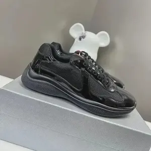 2026 Summer New Arrival Men Real Leather Lace Up Shoes - Glossy Leather Casual Sporty Couple Footwear