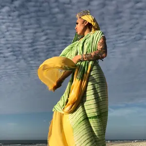 Hand dyed body wrap and scarves