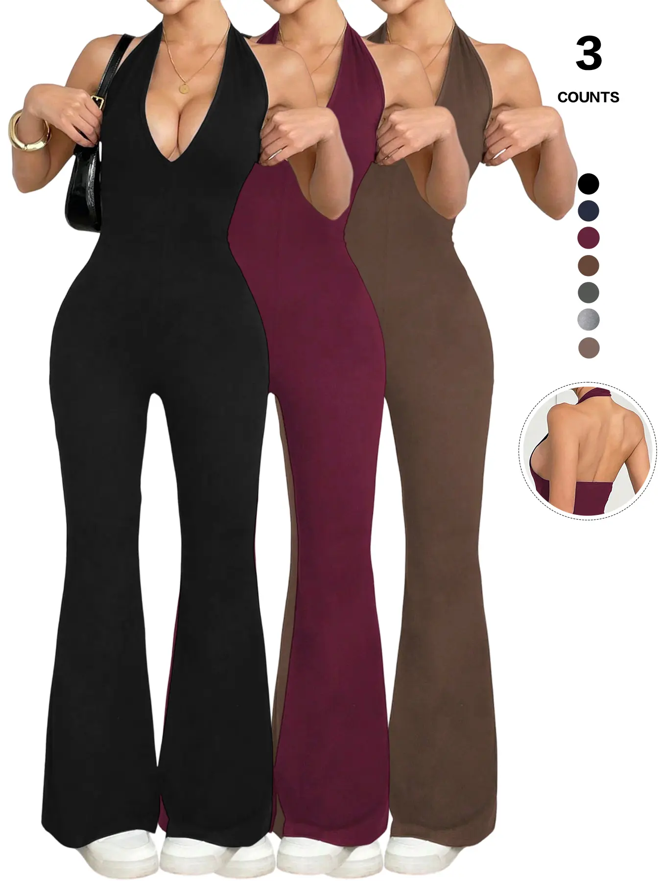 Black + Burgundy + Coffee Brown