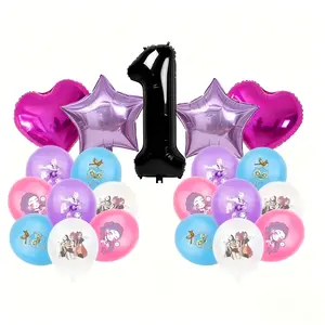 Your Idol Boys Children’s Animation-Themed Birthday Party Decorations — Balloons, Number Balloons, Kids’ Party Supplies, Gifts & Favors, Décor