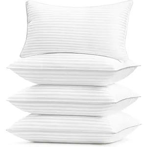 Bed Pillows for Sleeping - King Size Pillows Set of 4, 20x36, White