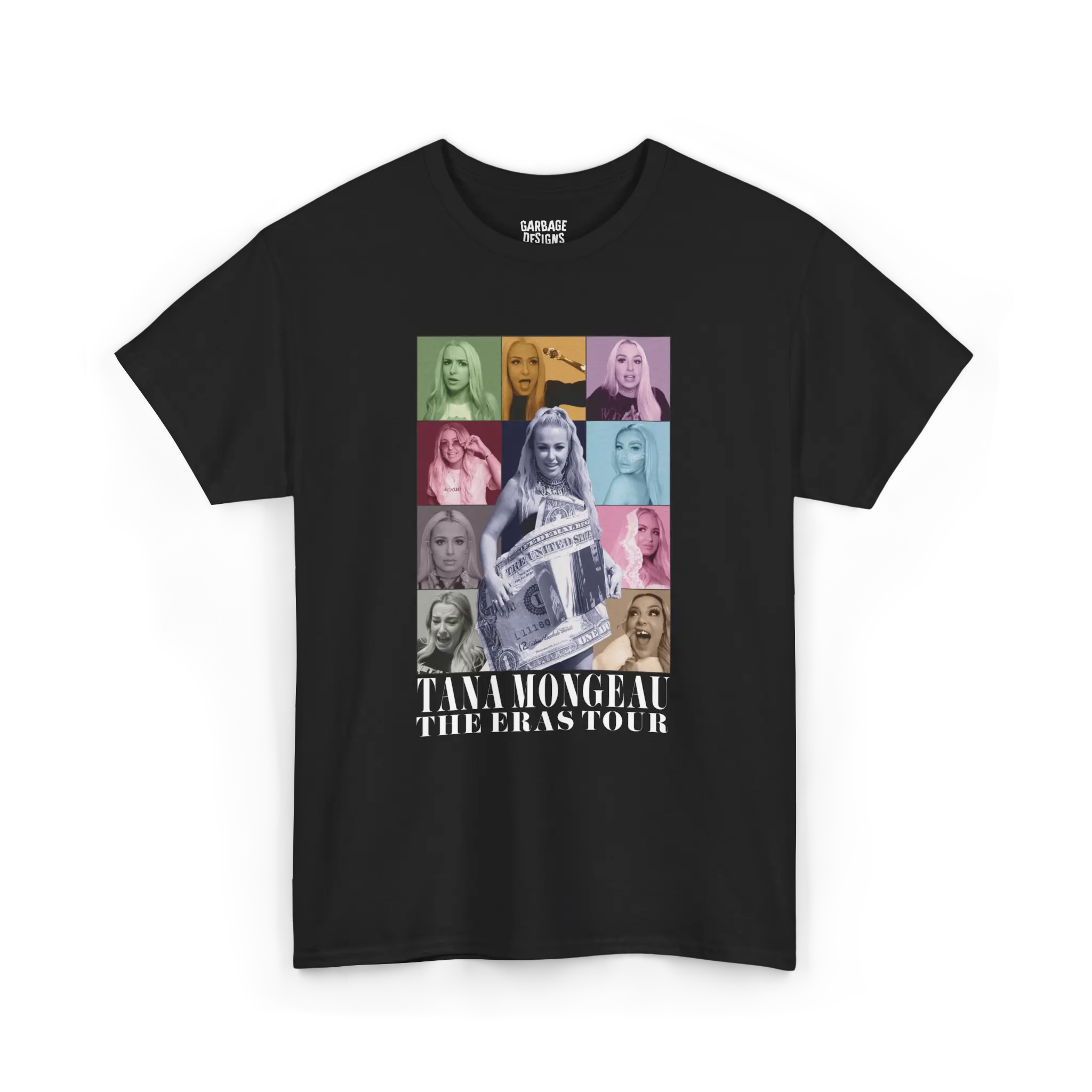 Tana Mongeau The Eras Tour T-Shirt - Short Sleeve Crew Neck Soft Graphic Tee Cotton Tshirt Menswear Top