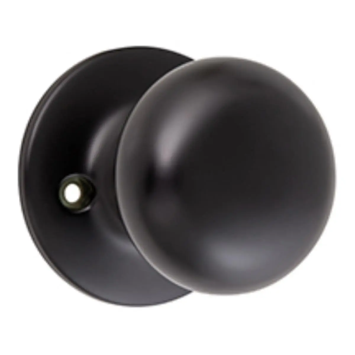 Cambridge Dummy Door Knob, Matte Black