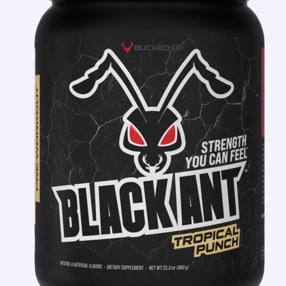 Bucked Up ALL NEW Black Ant Pre-Workout Powder, Advanced Fitness Pre Workout Formula with Creatine, Black Ant Extract, US-Marketed, Prop 65 Free, 20 or 40 Servings, Beta-Alanine Pre-Workout Products