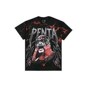 WWE HARDCORE PENTA TEE BLACK