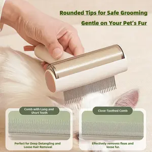 Pet Hair Everywhere?  3-in-1 Grooming Tool That De-sheds, De-mats & Cleans Your Home in Seconds!