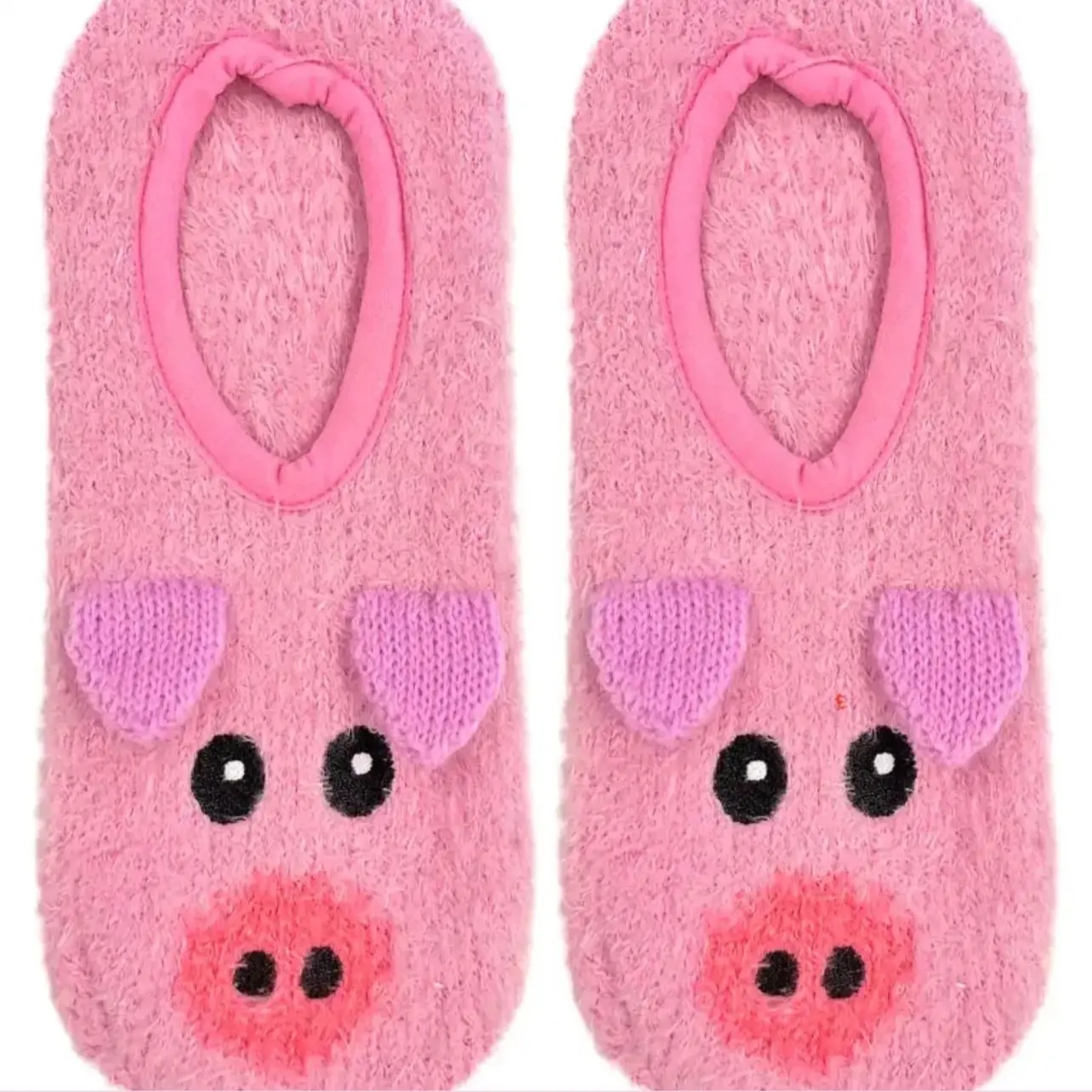 Fuzzy Pig Slipper