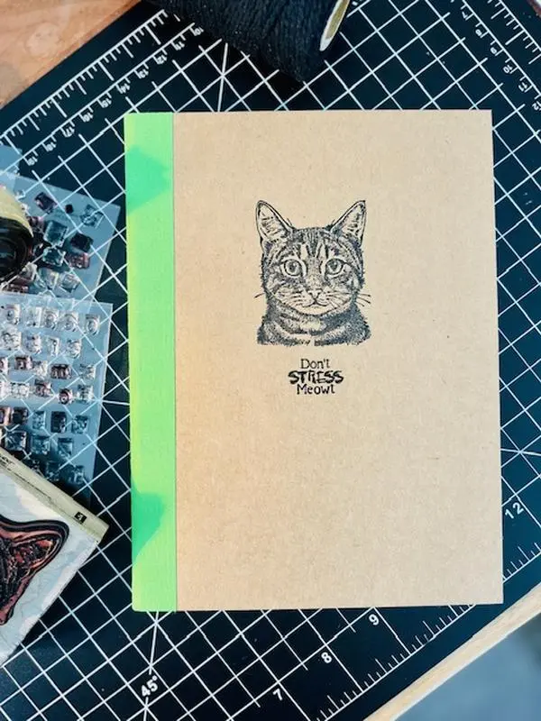 Katnip Ink - Don't Stress MEOWT - 120 pg. Lined Cat Meme Notebook Journal