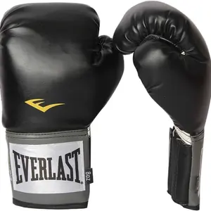 Everlast Pro Style Mesh Bag Sparring Training Boxing Gloves Black Size 16 Ounce Fighting Pair Combat Sport Glove