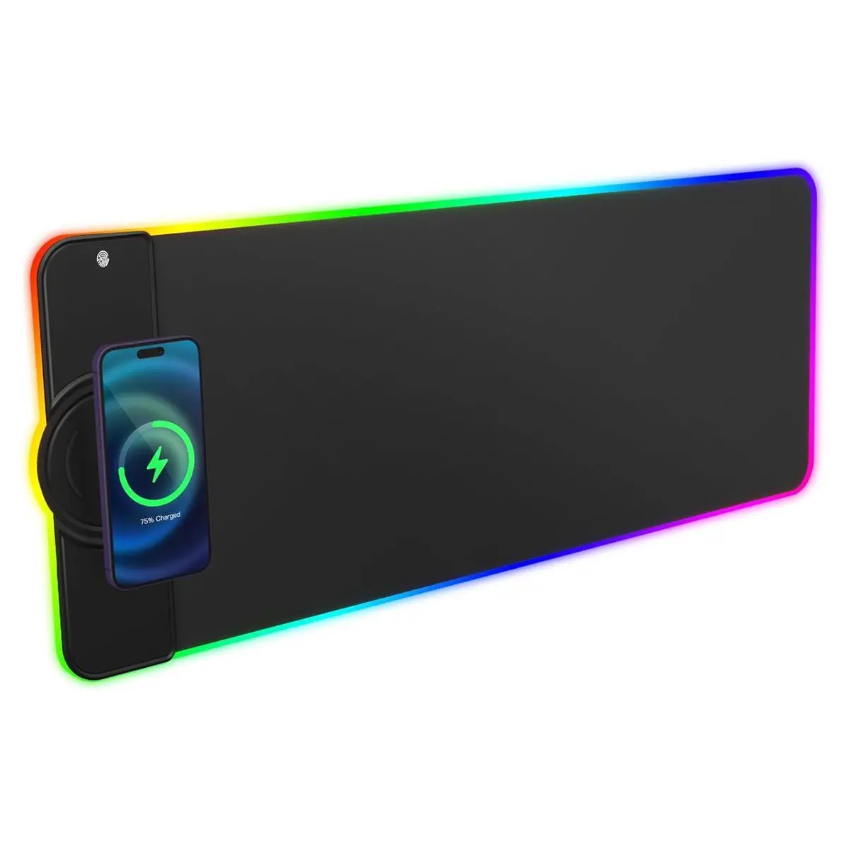 RGB Gaming Mouse Pad, 15W Wireless Charging Mouse Pad, LED Extra Large ...