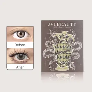 JVLBEAUTY 【Sunshine Kiss】Lazy-Friendly Ultra-Soft Invisible Individual Cluster False Eyelashes, Natural Hair-Like Texture, Segment Style, C Curl