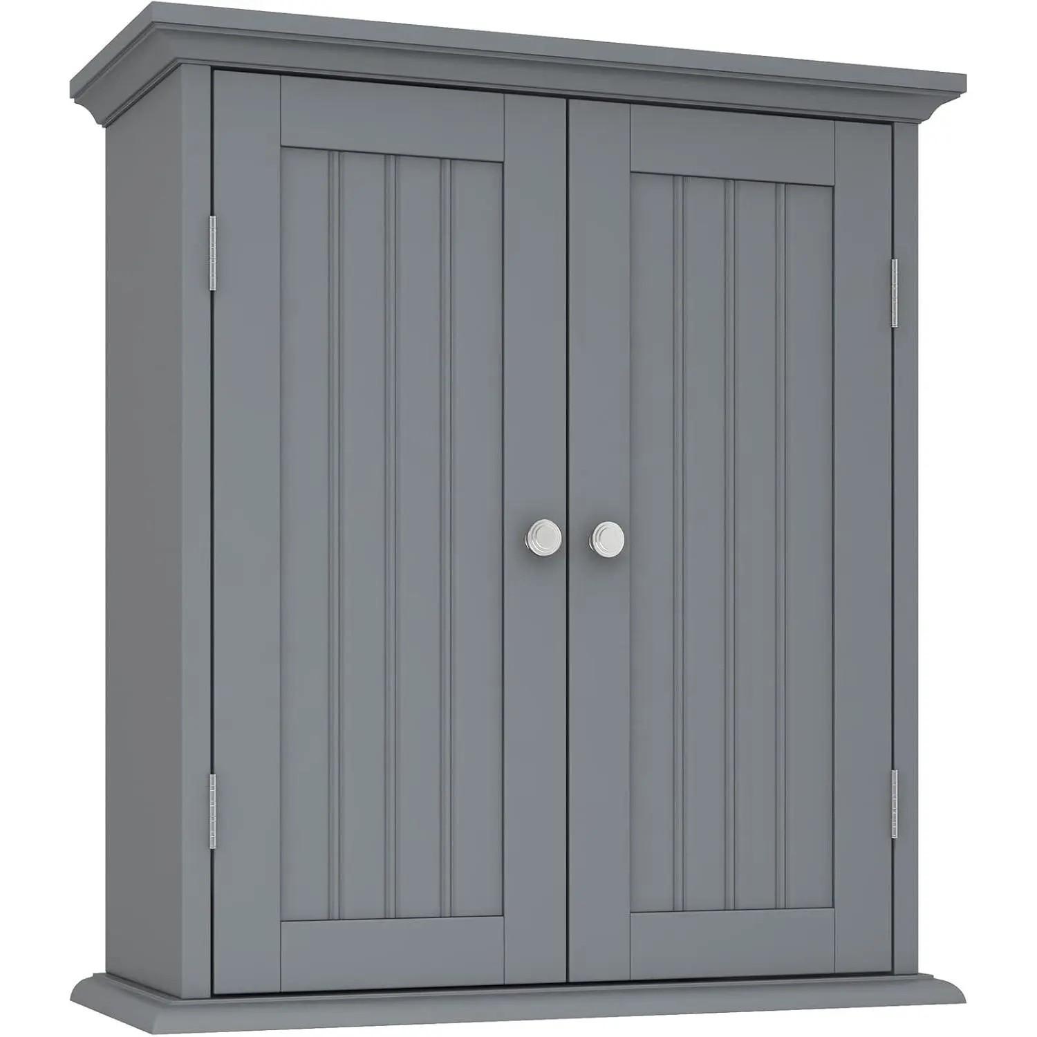 Bathroom Wall Cabinet, Over The Toilet Space Saver Storage Cabinet,  Cabinet with 2 Door and Adjustable Shelves, Cupboard, Navy Blue