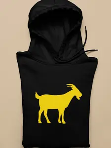 The GOAT Football Soccer Hoodies Messi & Ronaldo Golden Iconic Players Hoodie Comfortable Durable Machine Washable Must Have for Fans