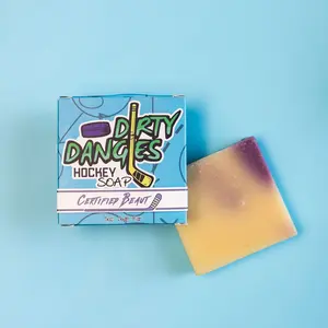 Certified Beaut - Dirty Dangles Hockey Soap Bars | Lavender & Lemongrass Scent | Dirty Dangles Natural Soap Bars Handmade in the USA For Women Hockey Players | Vegan, Cruelty Free and Paraben Free | Unique Girl’s Hockey Team Gifts