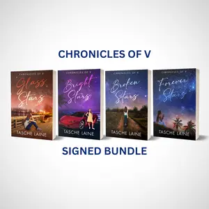 Chronicles of V Mystery Thriller Series - Books 1-4 by Tasche Laine, Signed Copies Bundles Adventure