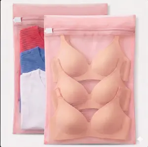 Premium Mesh Laundry Washer Bag, Polyester Laundry Accessory Organiser – For Bras, Sneakers (Large Size: 15.75" x 19.69")