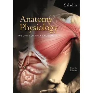 USED Book - Anatomy & Physiology: The Unity of Form and Function 4th Edition by Kenneth S. Saladin (Hardcover) - english