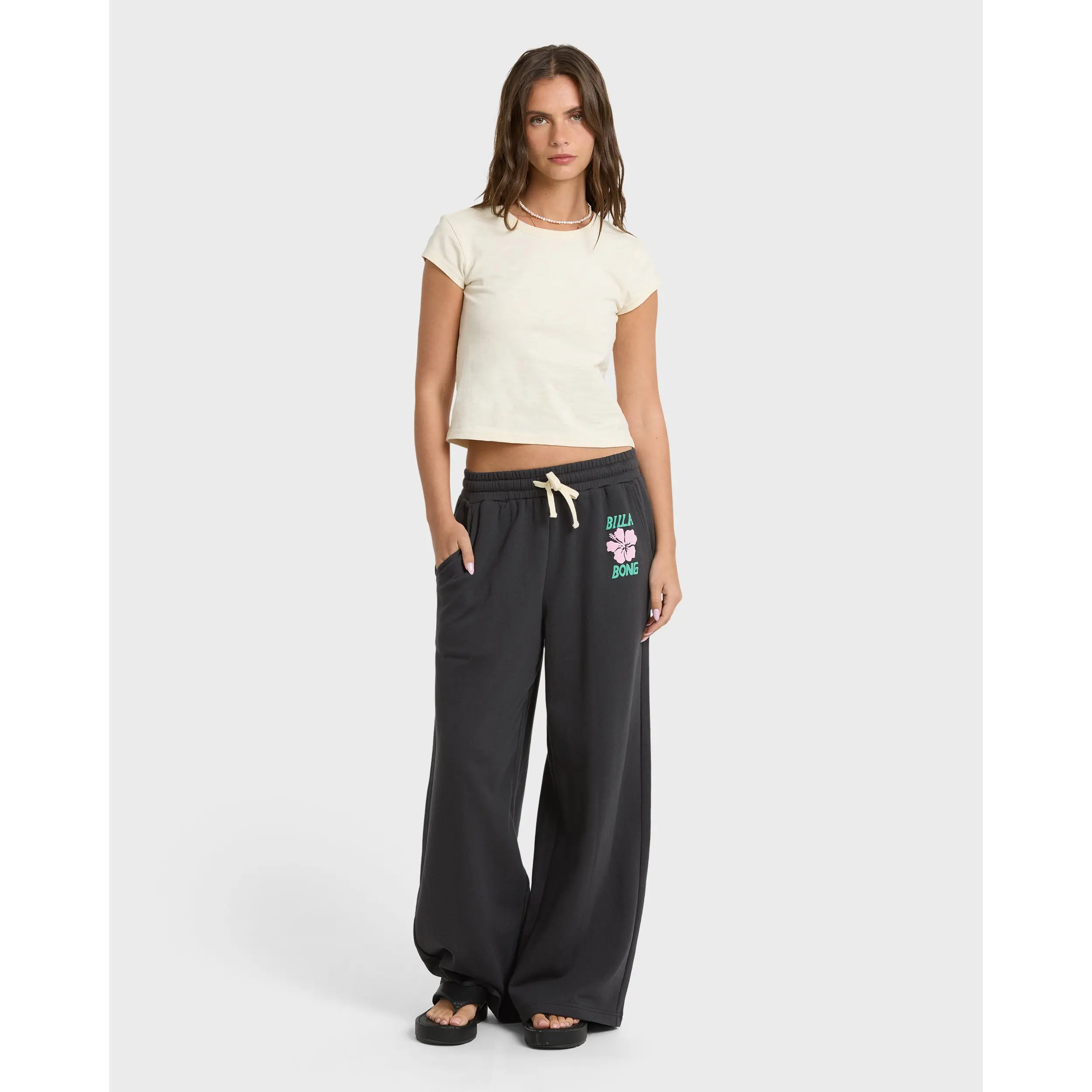 Midnight Session Fleece Pants - Off Black