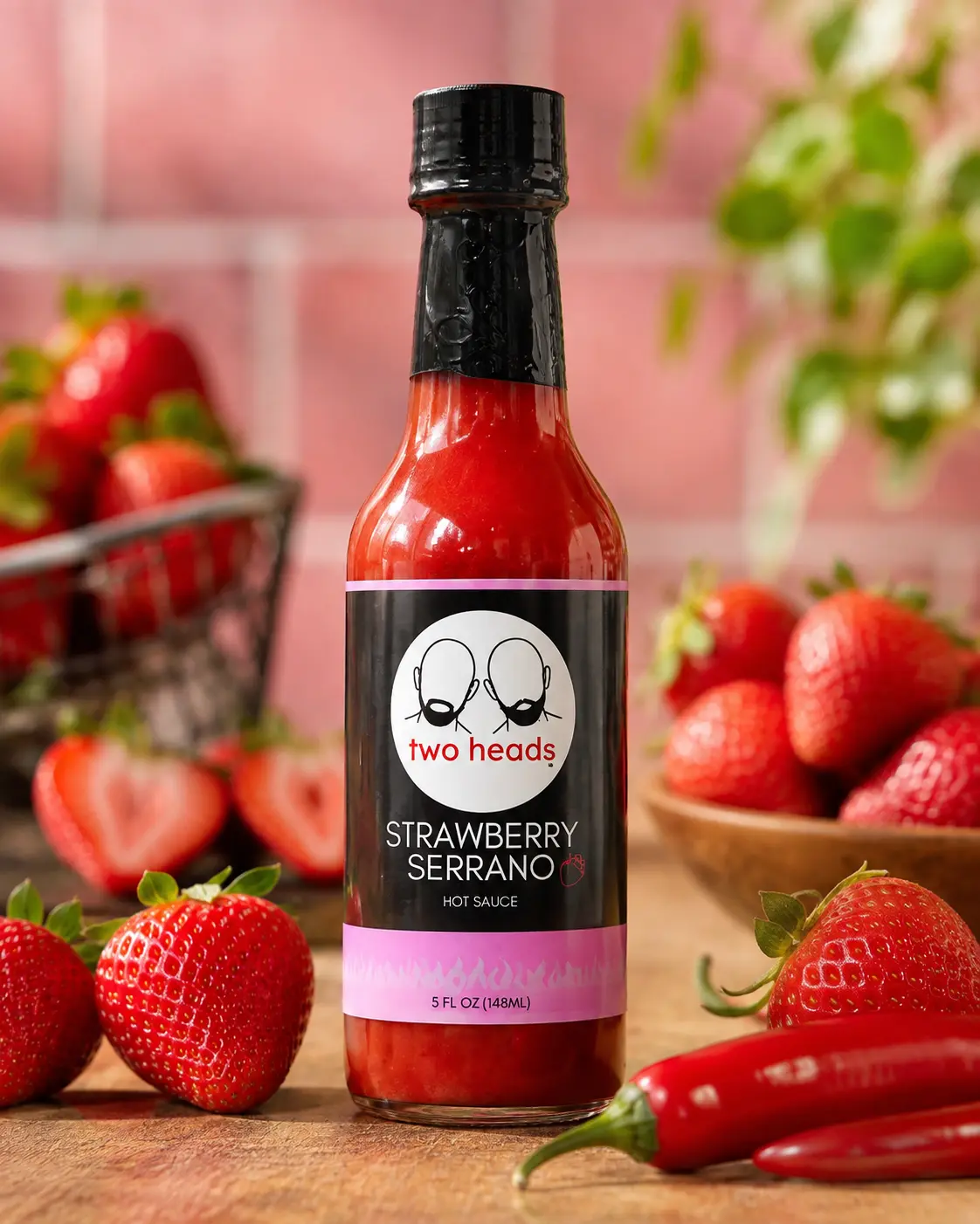Strawberry Serrano - A delicious blend of fresh Tennessee strawberries and serrano peppers give it a subtle sweet flavor