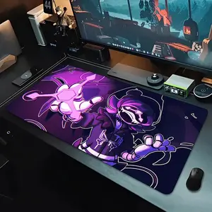 Murder Drones Anime Gamer Mouse Pad, XXL Anti-Scratch Desk Mat with Smooth Rubber Surface, Anti-Slip Base, Extended Keyboard Mousepad for PC Laptop Gaming Accessories (Ideal Gift), Anti-Scratch Mouse Pads