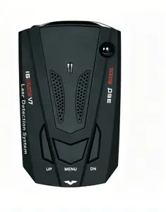 Durable Compact V7 Car Radar Detector, Easy Setup 360° Laser Signal Speed Monitor for Cars Trucks SUV