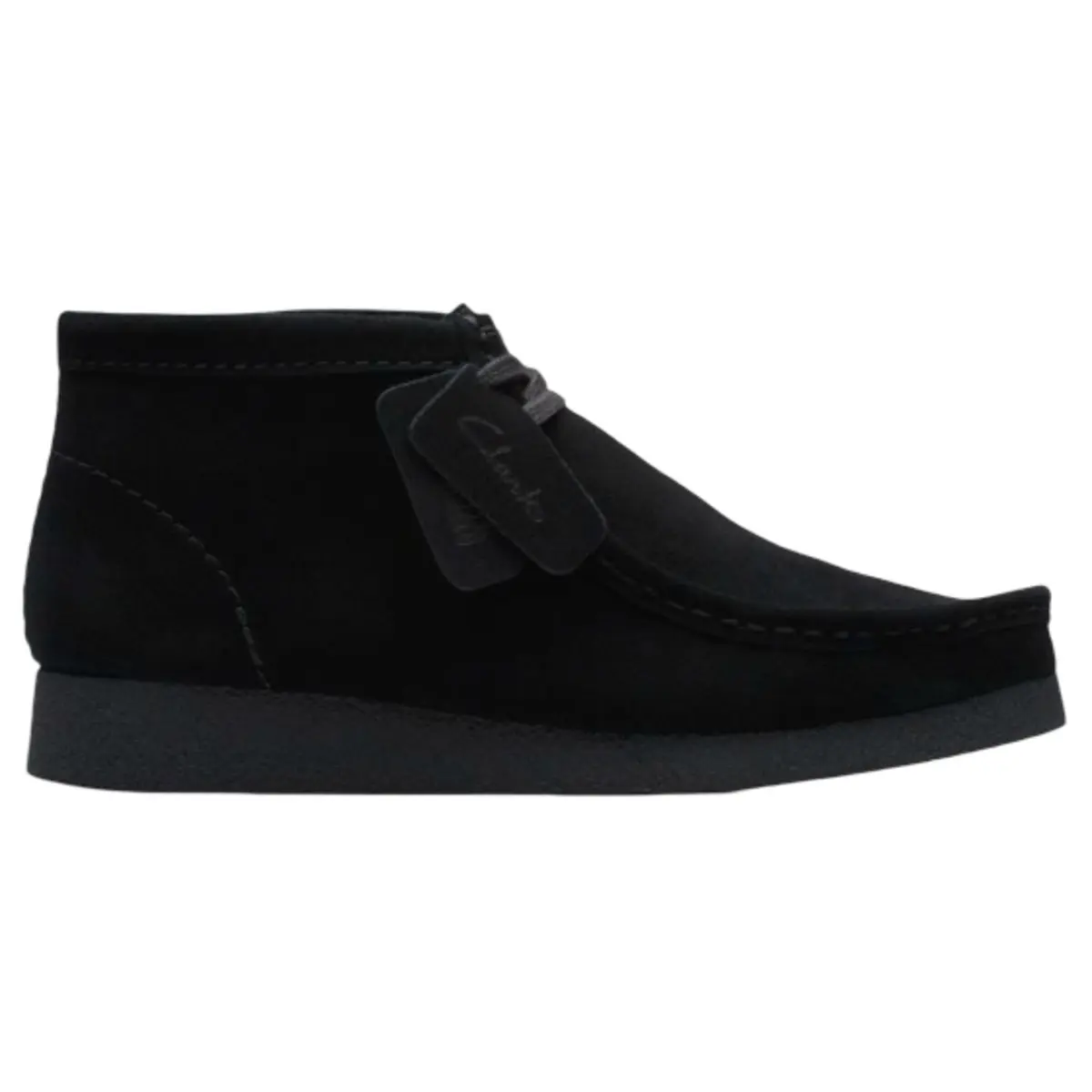 Clarks Wallabee EVO Boot Black Suede Men's Fashion Shoes New