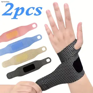 Unisex Lightweight Breathable Wrist Brace Set (2 Pack) - Elastic Adjustable Sports Hand Guard - Sprain Wrist Brace - Suitable for Nursing, Daily Use, Office Work, Exercise, Sports,summervibes