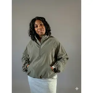 Plus Size-The Runaround Quarter-Zip Pullover