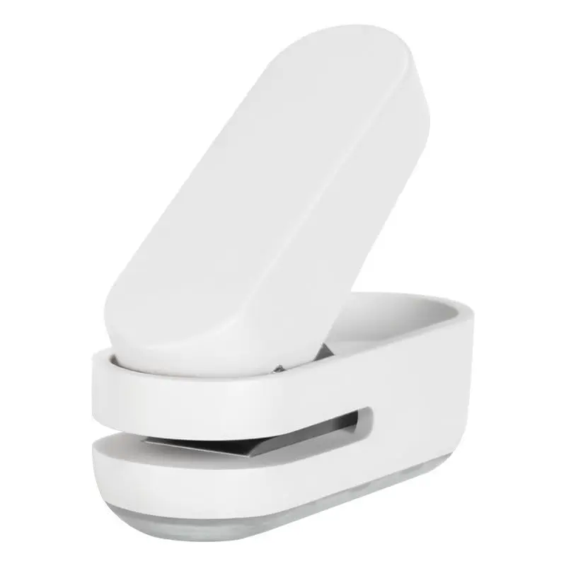 Mini Small Hole Puncher White Color, 10 Sheet Paper Hole Puncher Capacity Single Hole Puncher for Office Use Or  for Students (White)