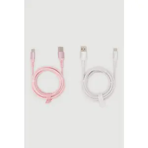 USB-A To Type-C Fast Charging Cables 2 Pack
