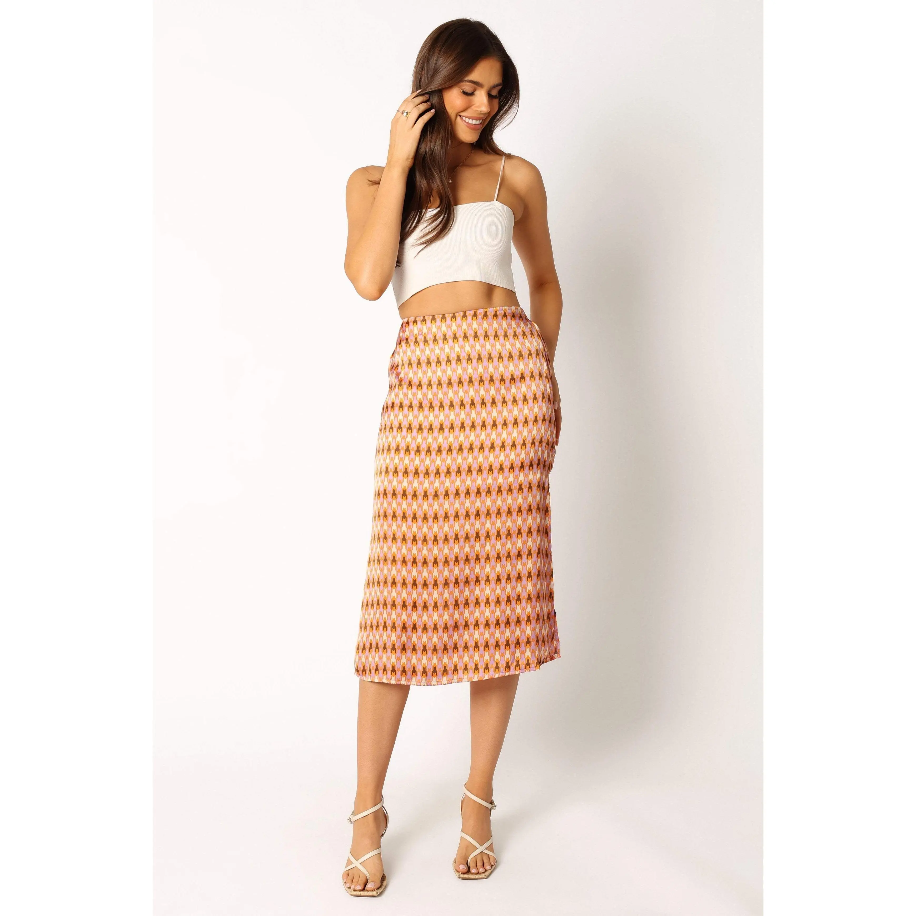 Marley Midi Skirt - Mocha