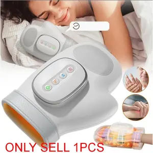 2026 upgraded electric hand massager, suitable for joints and carpal tunnel, with heating and compression functions, can massage wrists and fingers, 3 massage modes, 3 temperatures, 5 intensity levels, a gift for women and men