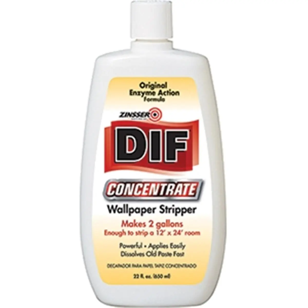 212 MAIN Zinsser Company 2422 22 oz. Dif Concentrate Enzyme Wallpaper Stripper, Spray Cleaning Agent for Paste Removal