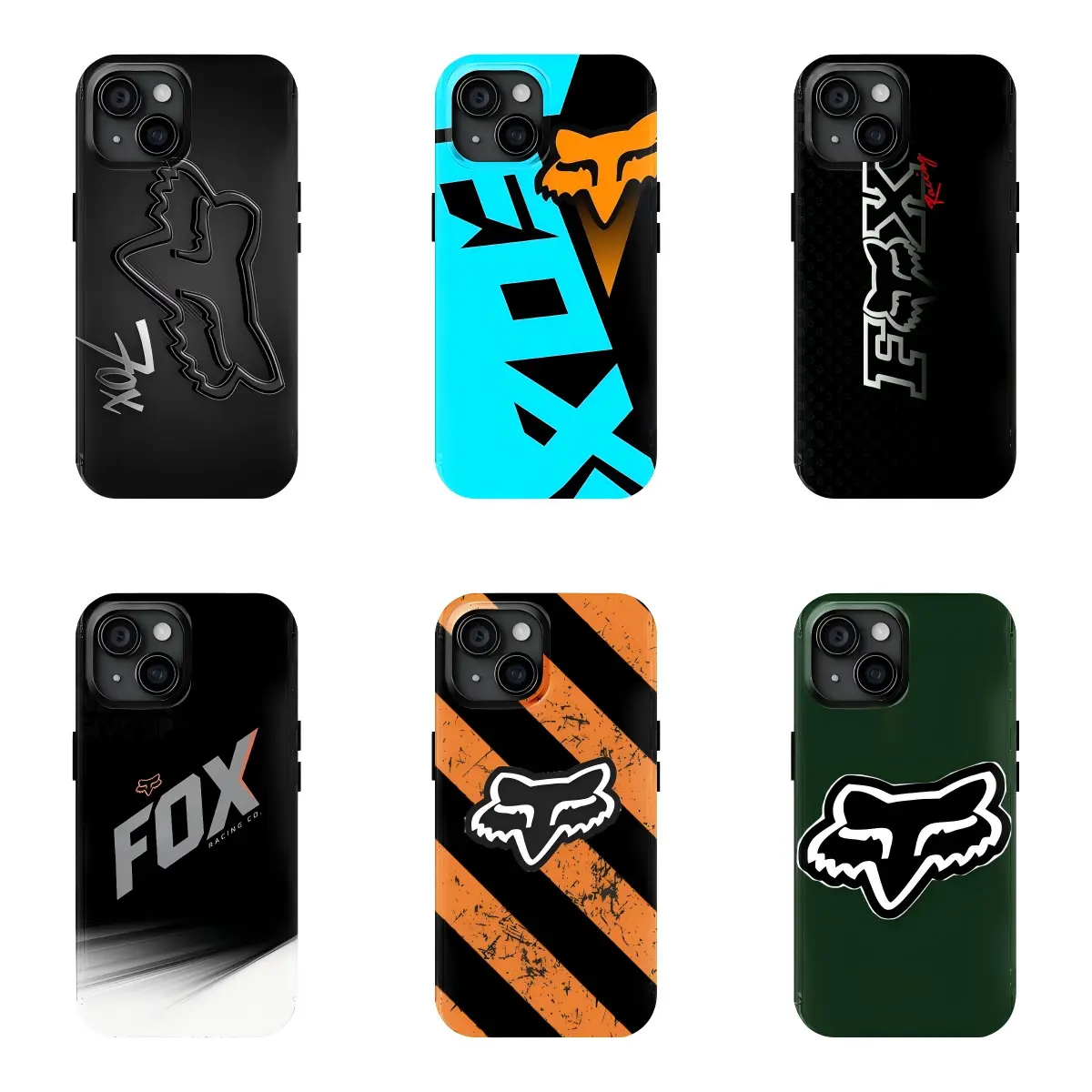 Fox Racing Phone Case For Riders Suitable for iPhone 17-11 Pro Max/Plus and  Samsung Galaxy S23-25
