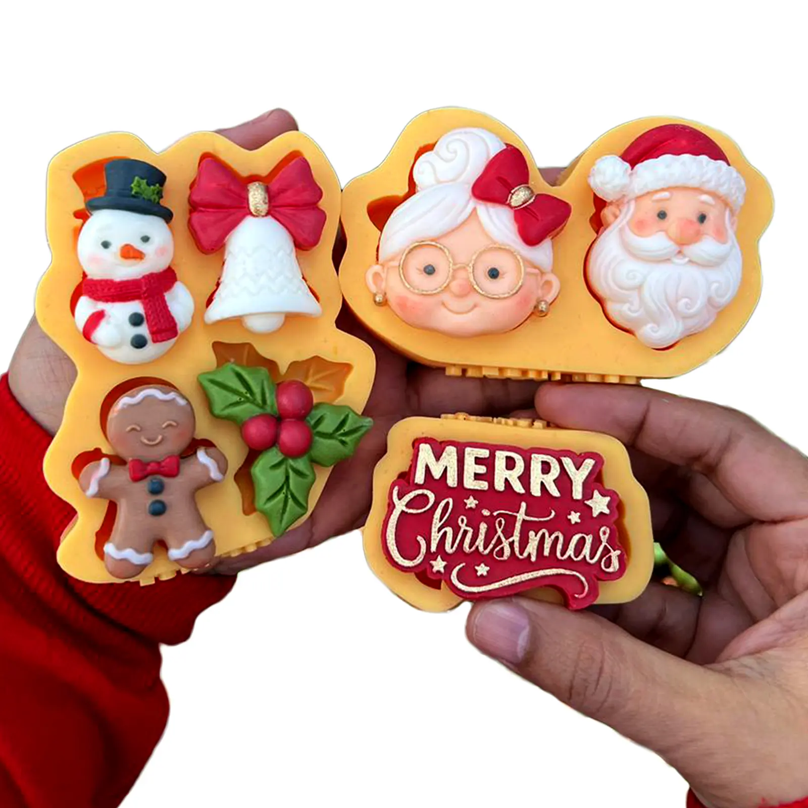 Christmas Noel Mold Set of 3 pieces