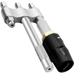 3 in 1 M5 Twist Nozzles, long pressure Soft Soap Nozzle, spray mode and Fit for use with Pressure Washer 3-7 GPM, 1/4'' Quick Connect, 0 to 60 °   Spray Pattern