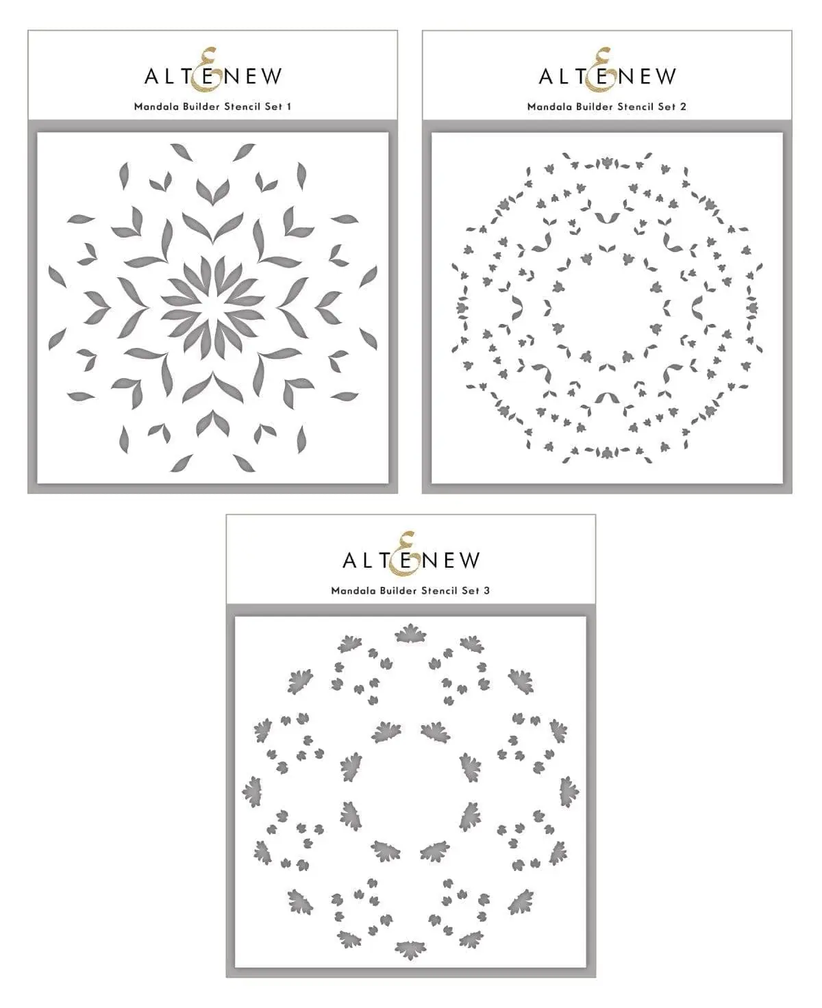 Mandala Builder Stencil Set (3 in 1) Mandala Builder Stencil Set (3 in 1)