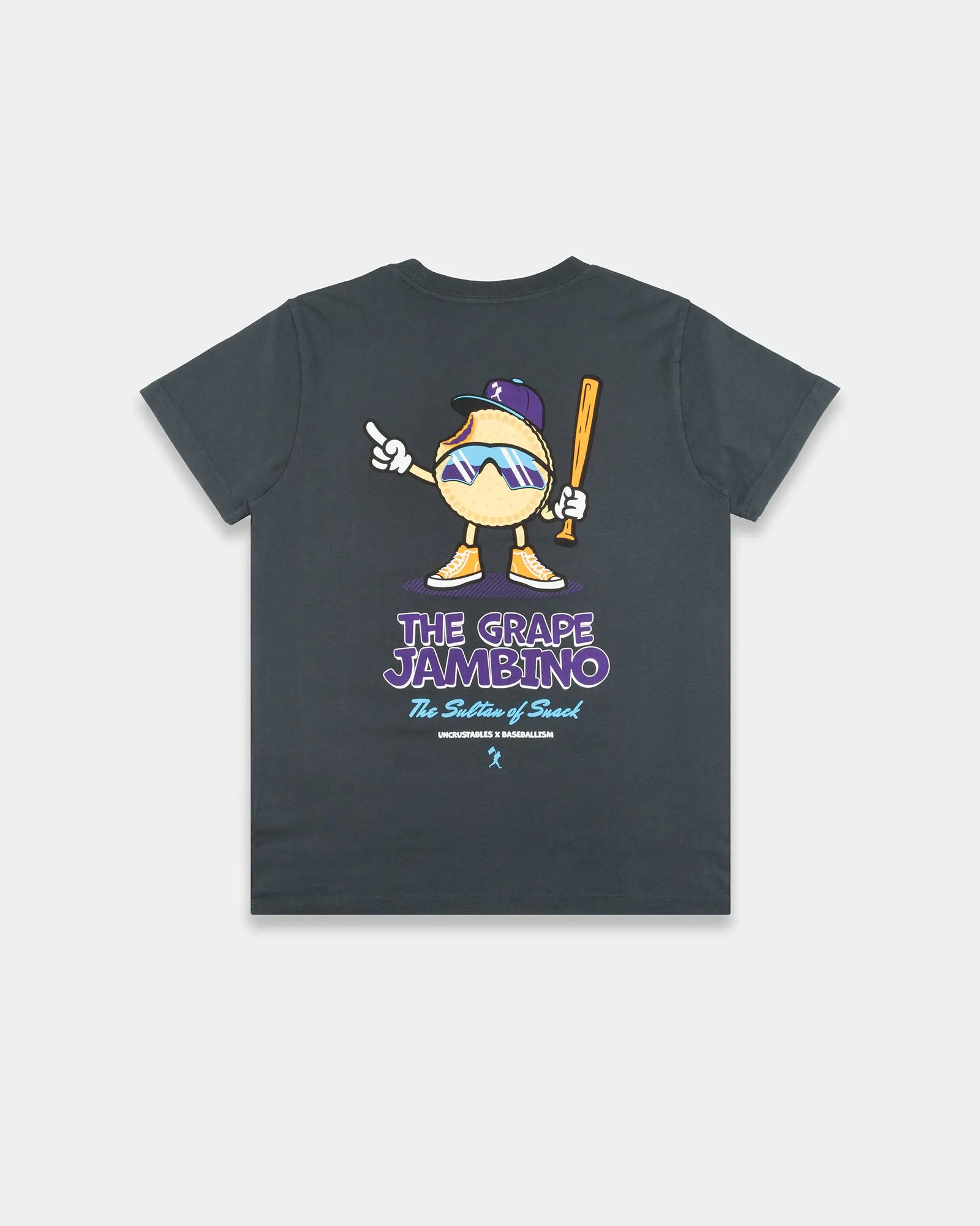 The Grape Jambino Youth T-Shirt - Baseballism x Uncrustables
