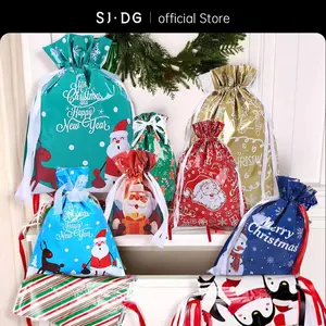 50PCS Christmas Gift Wrapping Set (25 Colorful Bags + 25 Tags) – Random Patterns, Say Goodbye to Single-Style Gift Bags, Perfect for Holiday Gifts