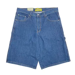 Men's Baggy Carpenter Jean Shorts Cotton Denim Menswear