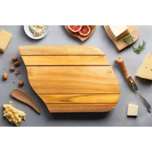 Cedar & Oak Artisan Cheese Board - Handcrafted Serving & Charcuterie Board