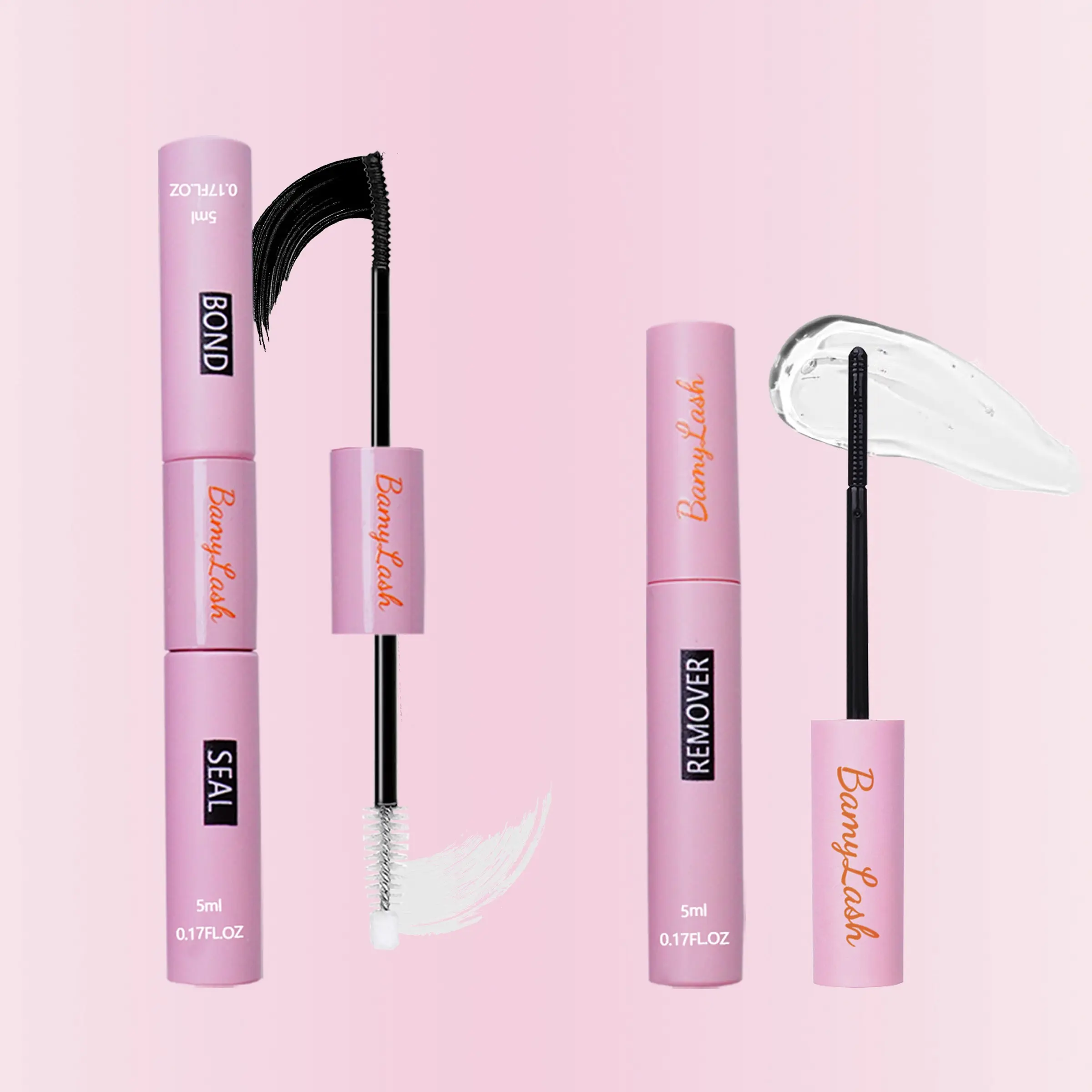 Cluster Extension Tool Eyelash Bond Seal Remover 2 in 1 Cosmetic Makeup Tool, Use for DIY Home Lash Extension Applying Cluster Eyelashes Eyelash Extension Glue