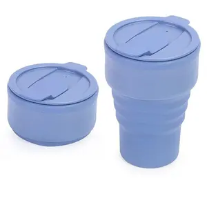 Portable Collapsible Silicone Travel Coffee Cup - Folds to Pocket Size, FDA Safe, Ideal for Hiking, Road Trips (Sports & Outdoor Water Bottle Accessory) summerwins