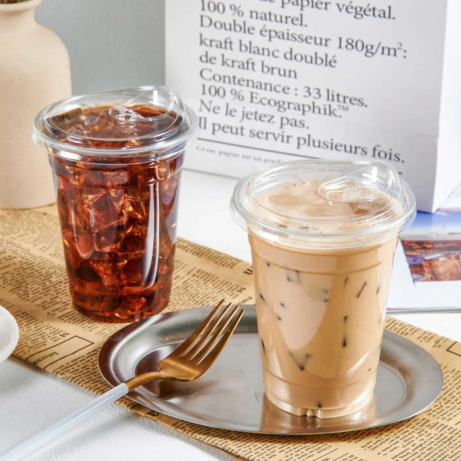cafe style coffee cups and saucers WLAC official cups