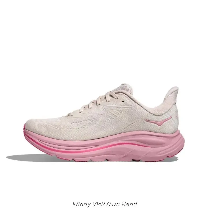 Women's Brand New Sealed Original Box Single Pair Running Sneakers - Light Mesh, Pink Logo, Wave Pattern, Thick Gradient Cushion Sole, Non-Slip, Fitness Daily Outfit Light Travel Walking Sports Trainers