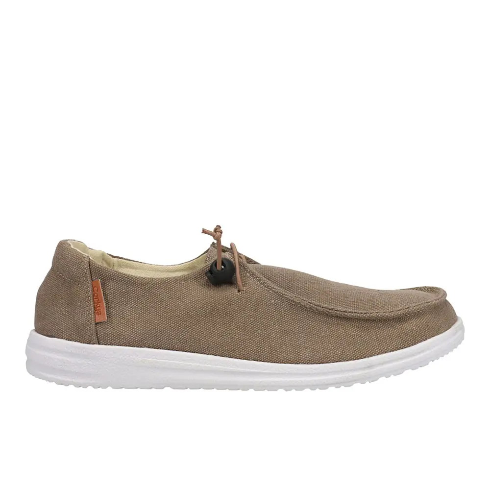 Corkys Womens Kayak Boat Flats Casual - Beige