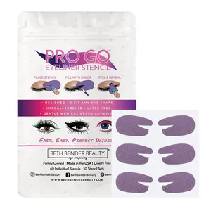 Beth Bender Beauty PRO GO Stencil for Eyeliner, Eyeshadow, and Makeup - Makeup Tool for Flawless Application