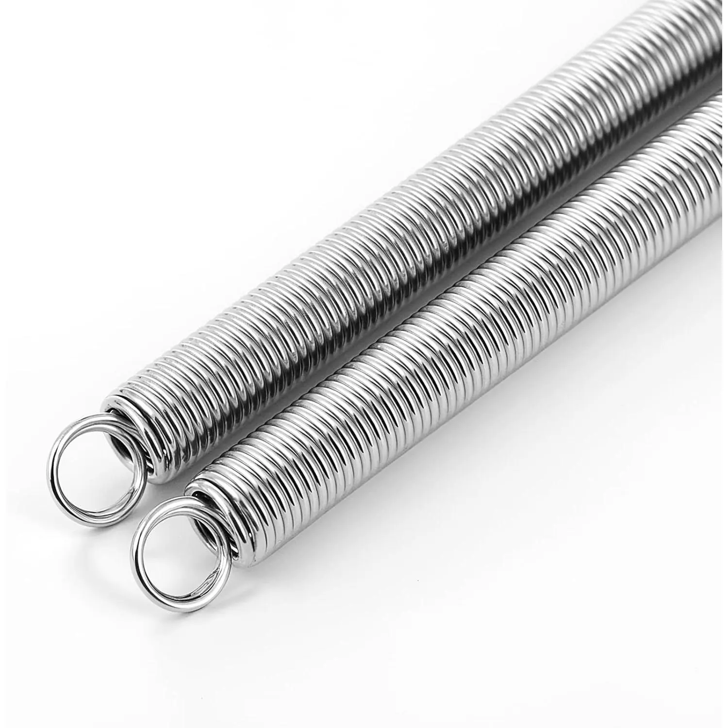 20 Inch Screen Door Spring, 2 count Long Extension Spring Screen Door Closer Springs Self Closing Garage Door Springs Replacement Hardware for Light Storm and Screen Doors